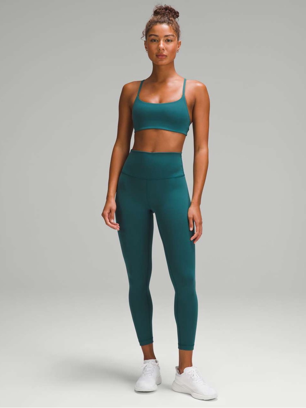 lululemon athletica Wunder Train 25” High Rise Leggings Teal Size 6